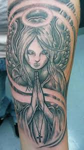 Here is an angel wing design on the forearm sleeve of the guy. Angel Tattoo Arm Designs Arm Tattoo Sites