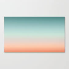 Color Gradient Background Fading Sunset Sky Colors Canvas Print By Ohaniki Society6