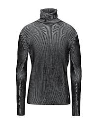 Black And White Striped Turtleneck Mens Versace Turtleneck In Black Modesens In 2020 Turtle Neck Versace Versace Collection