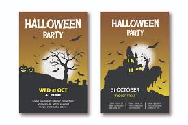 Halloween Invitation Template Vectors Graphic By Vdashstudio Creative Fabrica