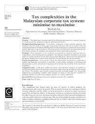 Advance corporate tax is payable in 12 monthly instalments. Pdf Tax Complexities In The Malaysian Corporate Tax System Minimise To Maximise