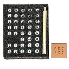 Back in the day, many people would list their phone numbers in the white pages. Craftool 1 8 3mm Alphabet Number Set Pet Hardware