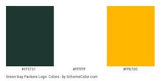 Packers will not be at st norberts this year. Green Bay Packers Logo Color Scheme Brand And Logo Schemecolor Com