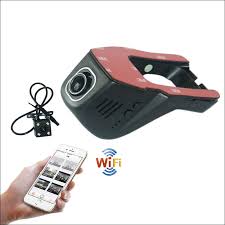 Bigbigroad For Toyota Highlander Car Wifi Dvr Dual Camera Car Driving Video Recorder Car Parking Camera Car Black Box Car Wifi Car Parking Camera Car Compass