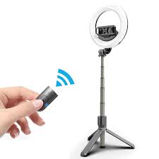 2020 L07 Selfie Stick With 5 Inch Led Selfie Ring Light With Tripods Stand Folding Tripod Selfie For Makeup Live Stream From Skylet 13 17 Dhgate Com