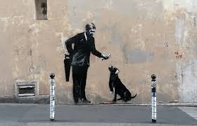 A banksy artwork showing mp's in the houses of common as chimpanzees is now on display at the. New Banksy Stencil Art Is Causing A Riot In Paris 2018