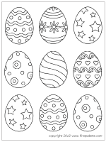 I suppose they can't wait for if you like to do simple crafts or coloring activities with your kids, then these easter eggs will come in handy. Easter Eggs Printable Templates Coloring Pages Easter Printables Free Easter Egg Template Easter Prints