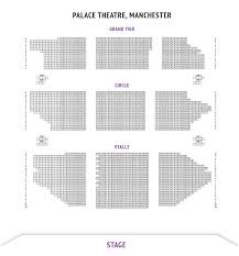 Palace Theatre Manchester Seating Plan Boxoffice Co Uk