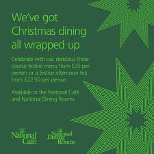 It organizes lectures, seminars and various film screenings. National Gallery On Twitter We Ve Got Christmas Dining All Wrapped Up Join Us For A Christmas Lunch Dinner Or Festive Afternoon Tea Served Daily From 12pm At Our National Cafe And National