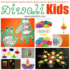 Keeping in mind your busy schedule, the ideas for diwali cards for kids are simple and require just the basic materials. Kids Diwali Ideas Crafts Red Ted Art Make Crafting With Kids Easy Fun