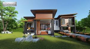 When s structure is built on slab in a cold climate the cold can permeate the slab, which causes the floors to be colder and it increases heating cost. Modern Single Storey House With Provision For Basement Room