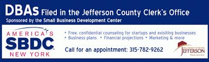 Check spelling or type a new query. Dbas Filed In October At Jefferson County Clerk S Office Newzjunky