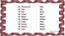 Now you can learn english through hindi. 100 Hindi Words 02 Learn Hindi Through English Video Dailymotion
