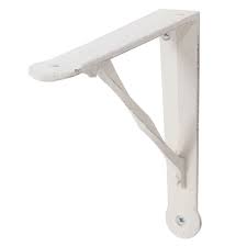 form classic twist white iron effect steel shelf bracket d 150mm departments diy at b q brackets 6 inch deep shelves