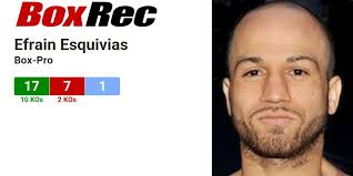 BoxRec: Efrain Esquivias