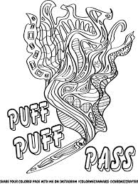 Printable coloring pages of alice, dinah and the caterpillar from disney's alice in wonderland. Stoner Coloring Pages