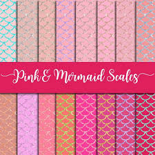 The best selection of royalty free peach colored background vector art, graphics and stock illustrations. Pink Digital Paper Mermaid Scales Glitter Backgrounds Shiny Mermaid Scale Salmon Rose Gold Hot Fuchsia Fuschia Coral Blush Peach Mage By Fantasy Cliparts Catch My Party