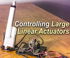 The device uses energy to develop force and motion in a a linear motor is very similar to a rotary electric motor. Control A Large Linear Actuator With Arduino 5 Steps Instructables