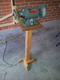 Homemade large angle grinder stand and metal chop saw 2 in 1. Making A Bench Grinder Stand Grinder Stand Bench Grinder Stand Bench Grinder