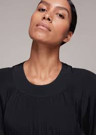 Black Amelia Cape Sleeve Dress