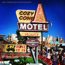 The Cozy Cone At Carsland In California Adventure At Disneyland California Photo By Eric Embacher Carros