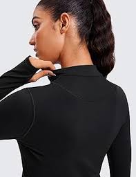 Amazon.com: Camisa Crz Yoga para mujer de manga larga, para correr,  Dri-Fit, camisa recortada de deporte para entrenamiento con media  cremallera, XXS : Ropa, Zapatos y Joyería