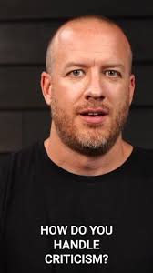 How do you handle criticism?