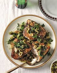 Alison Roman S Swordfish With Crushed Olives And Oregano Recipe Clean Eating Dinner Oregano Recipes Seafood Recipes