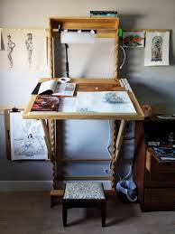 Diy Art Desk With Adjustable Height And Angle Art Desk Drawing Table Desk Desk