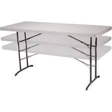 Lifetime 6 Adjustable Utility Table Camping Table Folding Table Adjustable Height Table