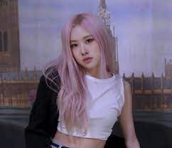Mansi On Twitter Blackpink Rose Rose Pink Hair Rose Pink Hair Blackpink