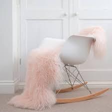 xxl luxury blush pink tibetan sheepskin powder pink pale etsy luxury chair covers fur bedding pink office chair