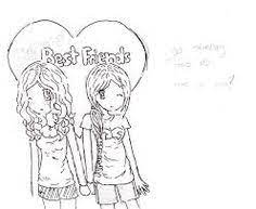 Kleurplaten van bff's, best friends for ever. 60 Ideeen Over Bff Tekenen Bff Tekenen Meisjes Tekenen