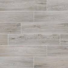 Spotless and beautiful, these kitchen tile floor are the future. Gray Wood Look Tile Flooring The Home Depot