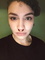 Got My Bridge Pierced Yesterday Do You Think It S Straight Would Love To Hear What Additional Piercings You Think Would Wo Bridge Piercing Piercing Piercings