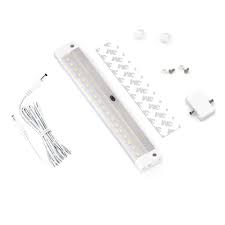 Eshine 7 In Led 6000k White Under Cabinet Lighting With Sensor No Power Supply Included Elw180sdc The Home Depot