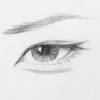 Draw the subtle changes in tone which indicate the eye socket and the planes of the nose and brows, which help to set the eyes into the face. 1