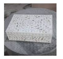 Stylish MDF Wood Craft Perfume Box with Mother of Pearl