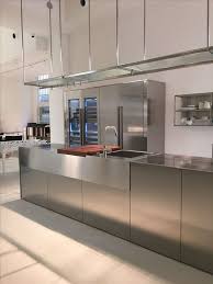 Metallic Surfaces Add A Modern Edge To Your Kitchen Design Learn More About Our Produc Kitchen Furniture Design Contemporary Kitchen Restaurant Kitchen Design