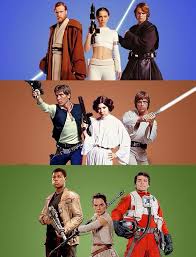 The Three Cool People From Each Trilogy P Though I Think Han Still Gets A Place In The Last One Star Wars Star Wars Love Star Wars Fandom