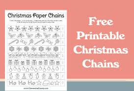 Some of these designs have a plain white background you can use this paper in your christmas scrapbooks and also in your planners. Free Printable Christmas Chains To Color Clementine County