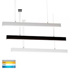 Tri contains a very high quality led light source, which is elegantly diffused through a recessed. L2 1794 Havit Proline Hv6001t High Output 40w Tri Colour Led Linear Pendant Light
