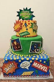 comic cake kuchen kochen und backen superhelden
