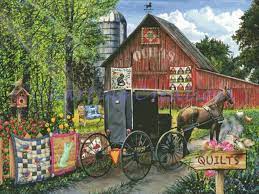 Cross country stitching amish sampler living water watering. Amish Quilts Tw001 16 00 Usd Charting Creations Unique Counted Cross Stitch Patterns And Kits