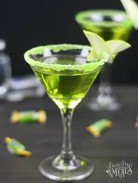 green apple jolly rancher martini