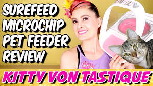 Their clever automatic feeder is equipped with a microchip detector that activates a dispensation of food for one specific cat. The Surefeed Microchip Pet Feeder From Sureflap Review Tips Tricks Youtube