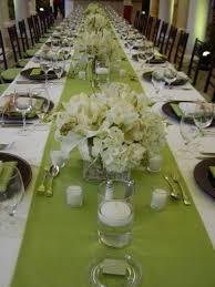 Wedding Table Runners Simply Elegant Long Table Setting Mint Green Table Runners With Fresh Green Table Runner Green Table Green Table Settings