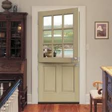Jeld Wen 36 In X 80 In 9 Lite Unfinished Wood Prehung Right Hand Inswing Dutch Back Door W Primed Auralast Jamb And Brickmold O11122 The Home Depot Dutch Door Back Doors Home