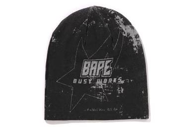 A classic BAPE knit beanie, AI generated