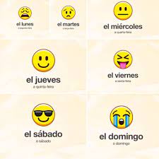 Em espanhol o dia da semana se escreve com letra minúscula, a menos que esteja no início da frase: Como Surgiram Os Nomes Dos Dias Da Semana Em Espanhol Fisk Araraquara